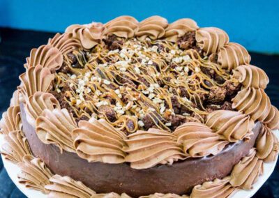 Caramel Brownie Cheesecake