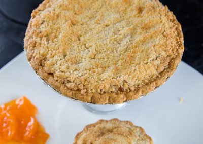 Peach Crumb Pie